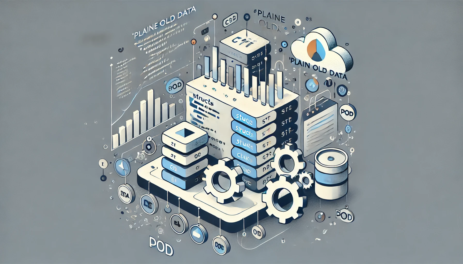 C++ code with data structures